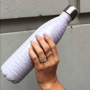 S’well Exotic Blanc Crocodile Vacuum Insulated Stainless Steel Water Bottle